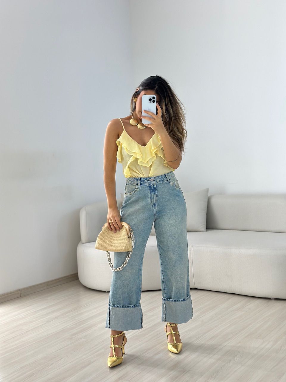 CALÇA TÂNIA CAPRI JEANS