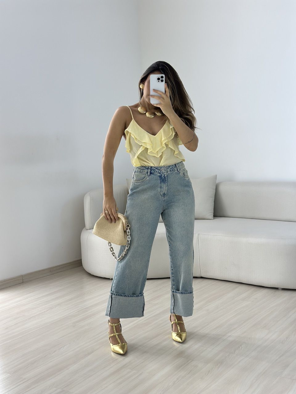 CALÇA TÂNIA CAPRI JEANS