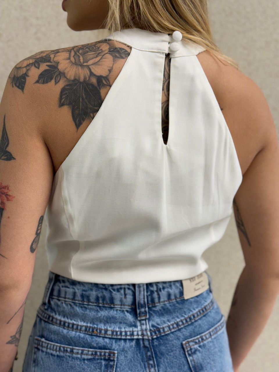 BLUSA LEONORA FRENTE ÚNICA OFF