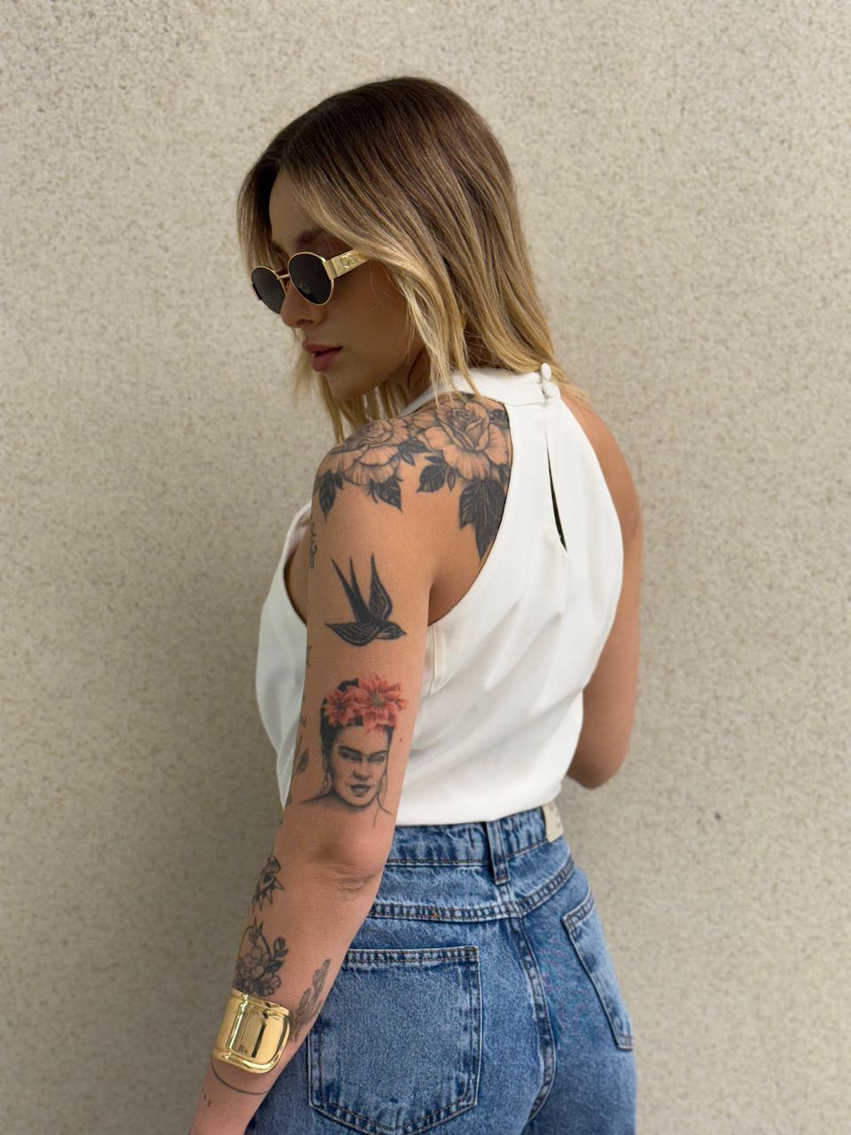 BLUSA LEONORA FRENTE ÚNICA OFF