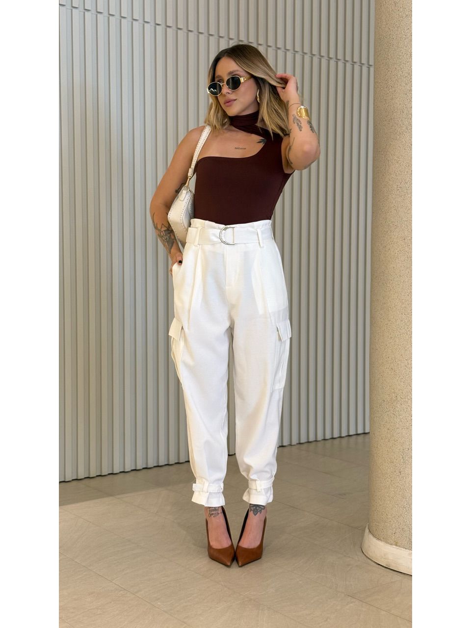 CALÇA SOLANGE CARGO OFF
