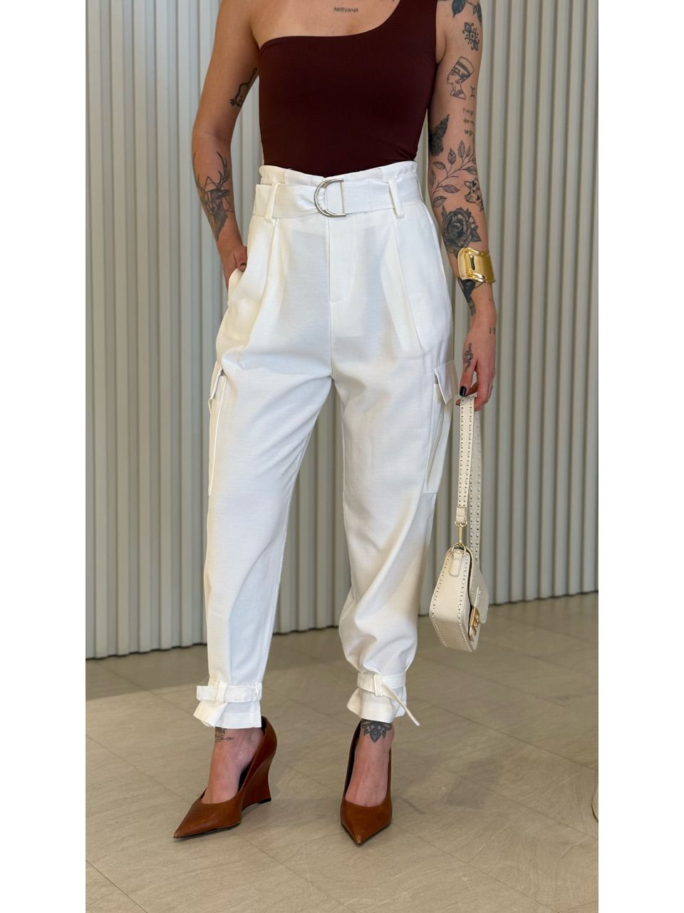 CALÇA SOLANGE CARGO OFF