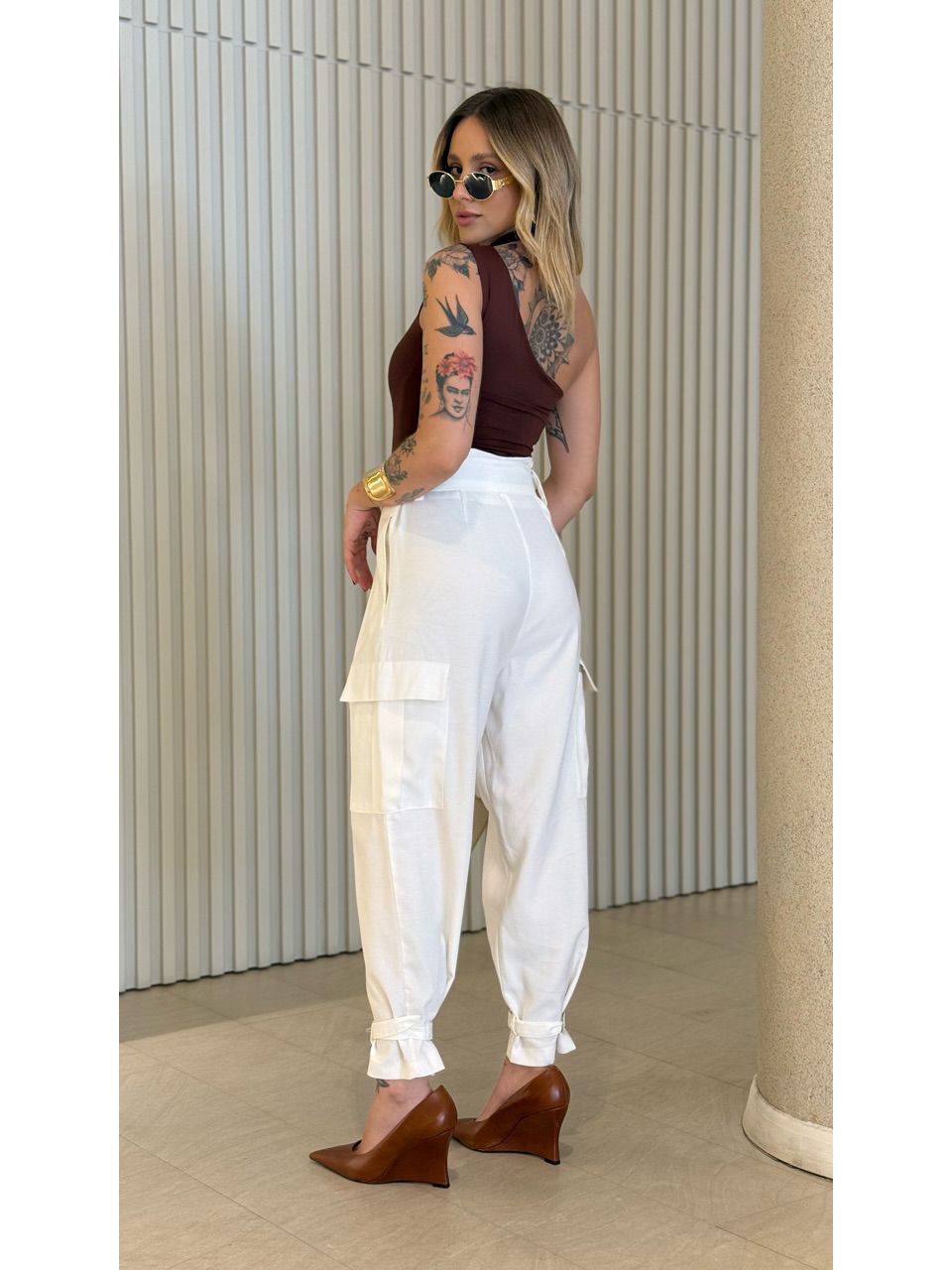 CALÇA SOLANGE CARGO OFF