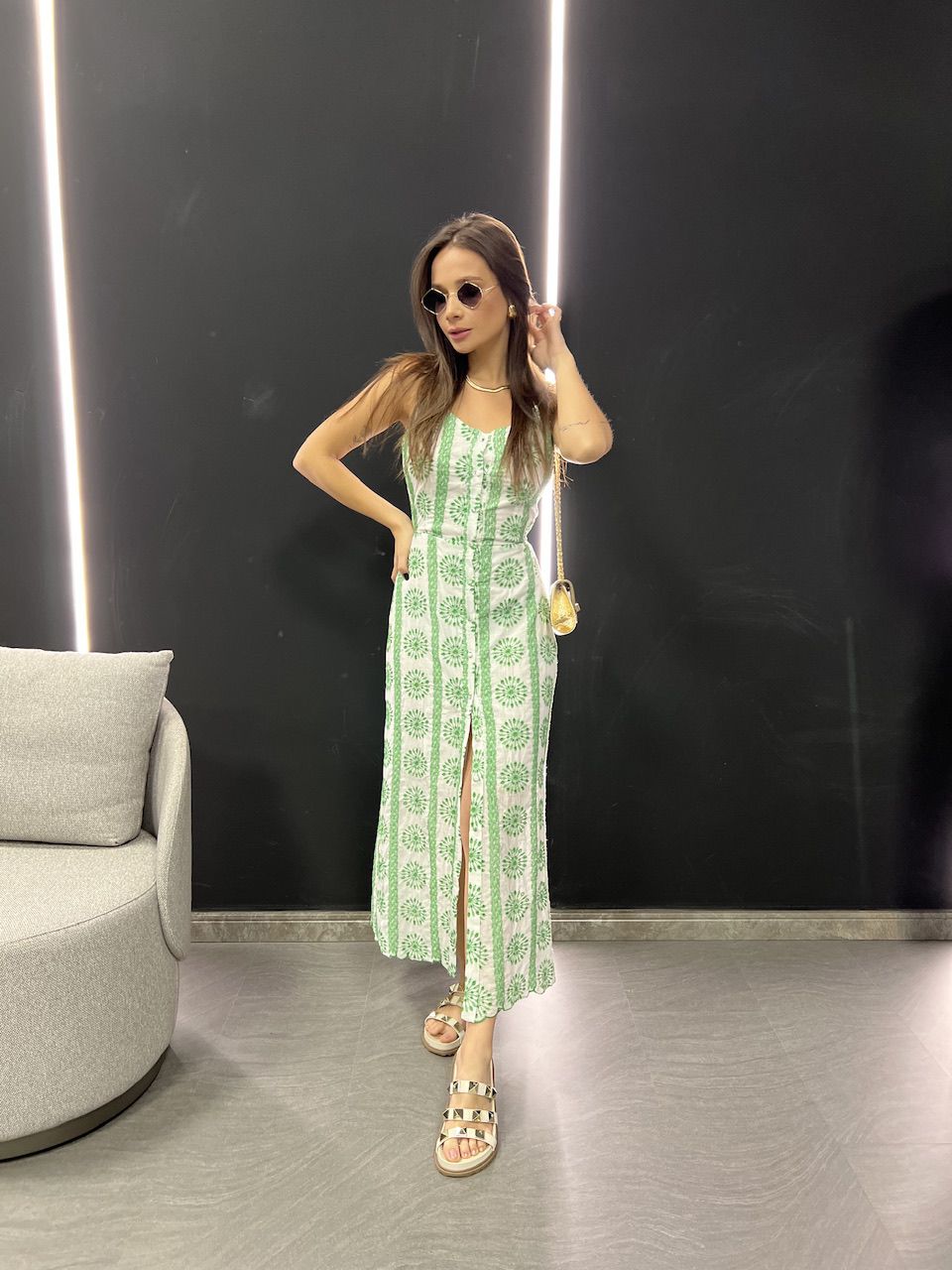 VESTIDO ROBERTA LAISE VERDE