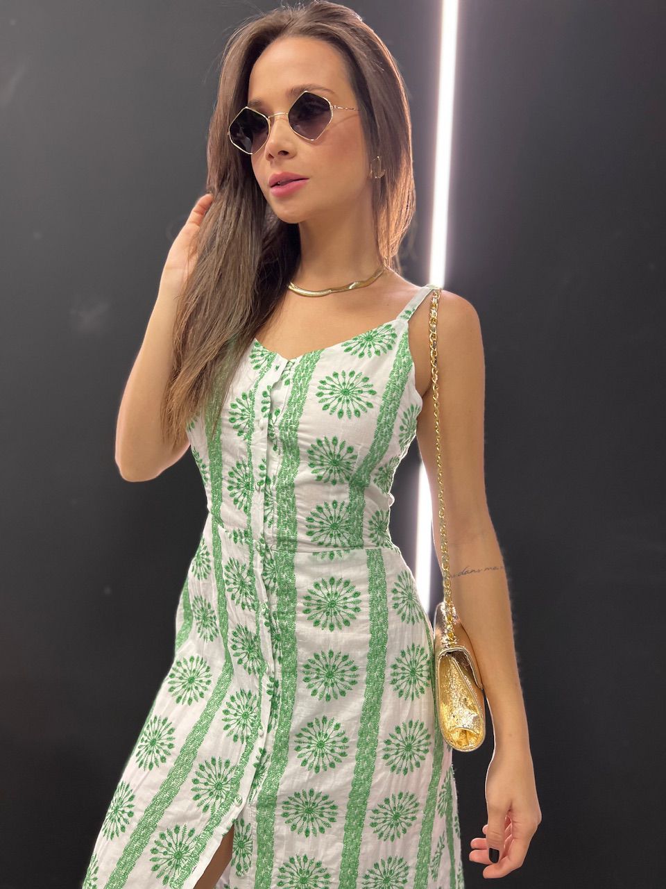 VESTIDO ROBERTA LAISE VERDE