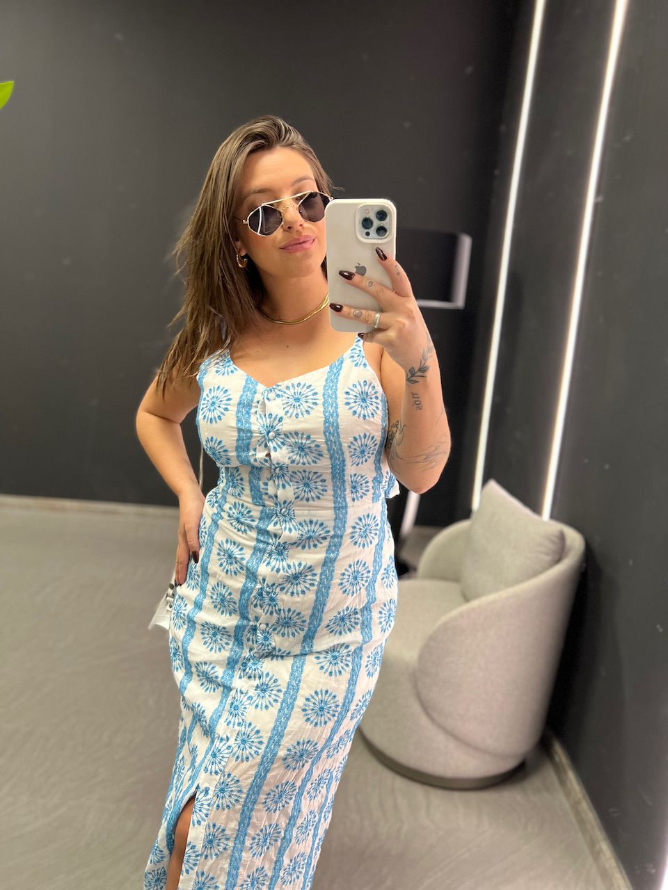 VESTIDO ROBERTA LAISE AZUL