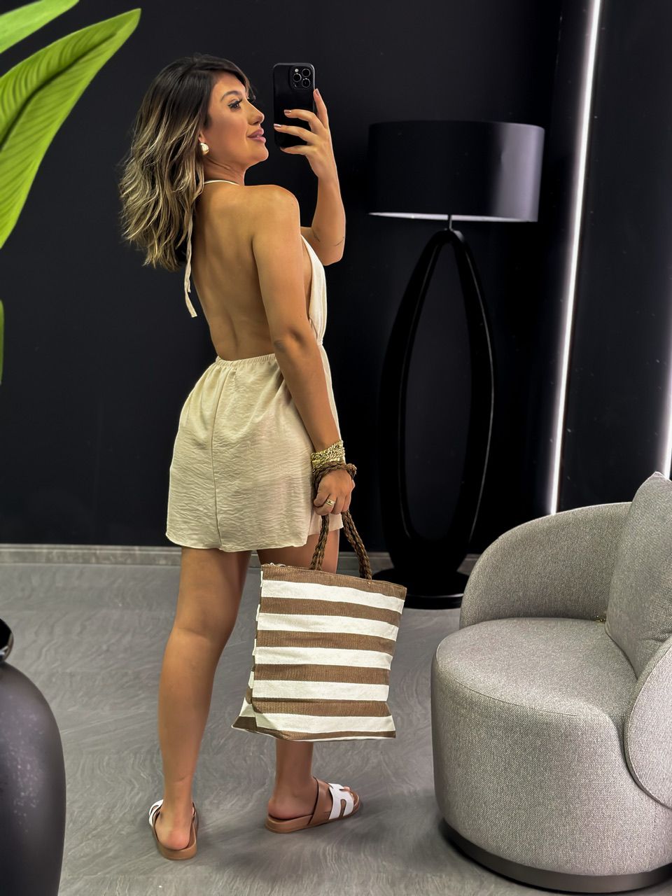 VESTIDO LUNA FRENTE ÚNICA NUDE