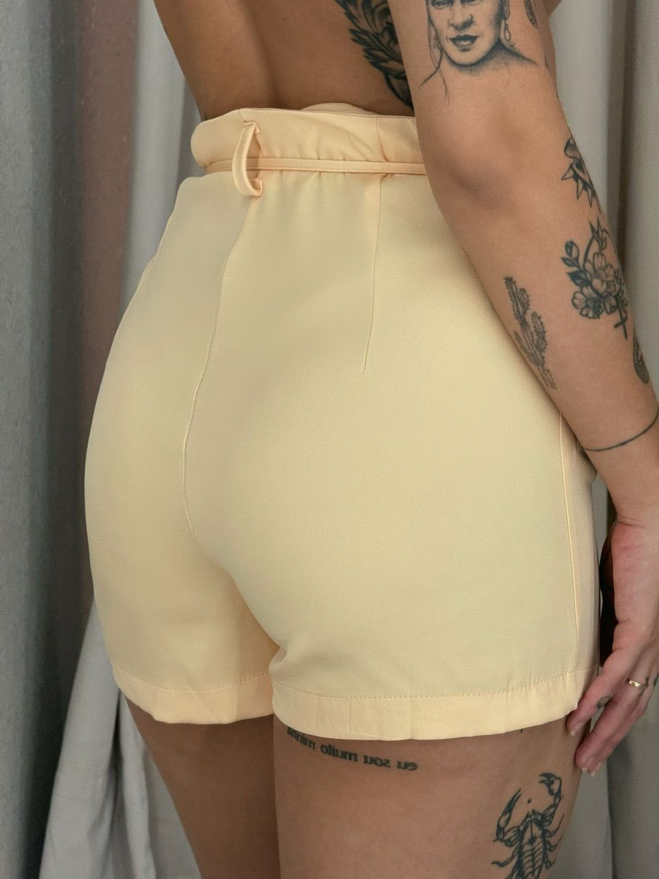 CONJUNTO ANTÔNIA BLAZER AMARELO MANTEIGA