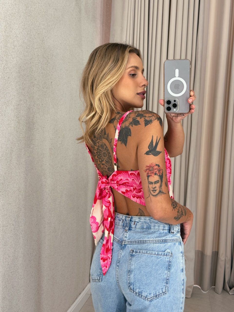 CONJUNTO KIMONO LARA TOP ROSA