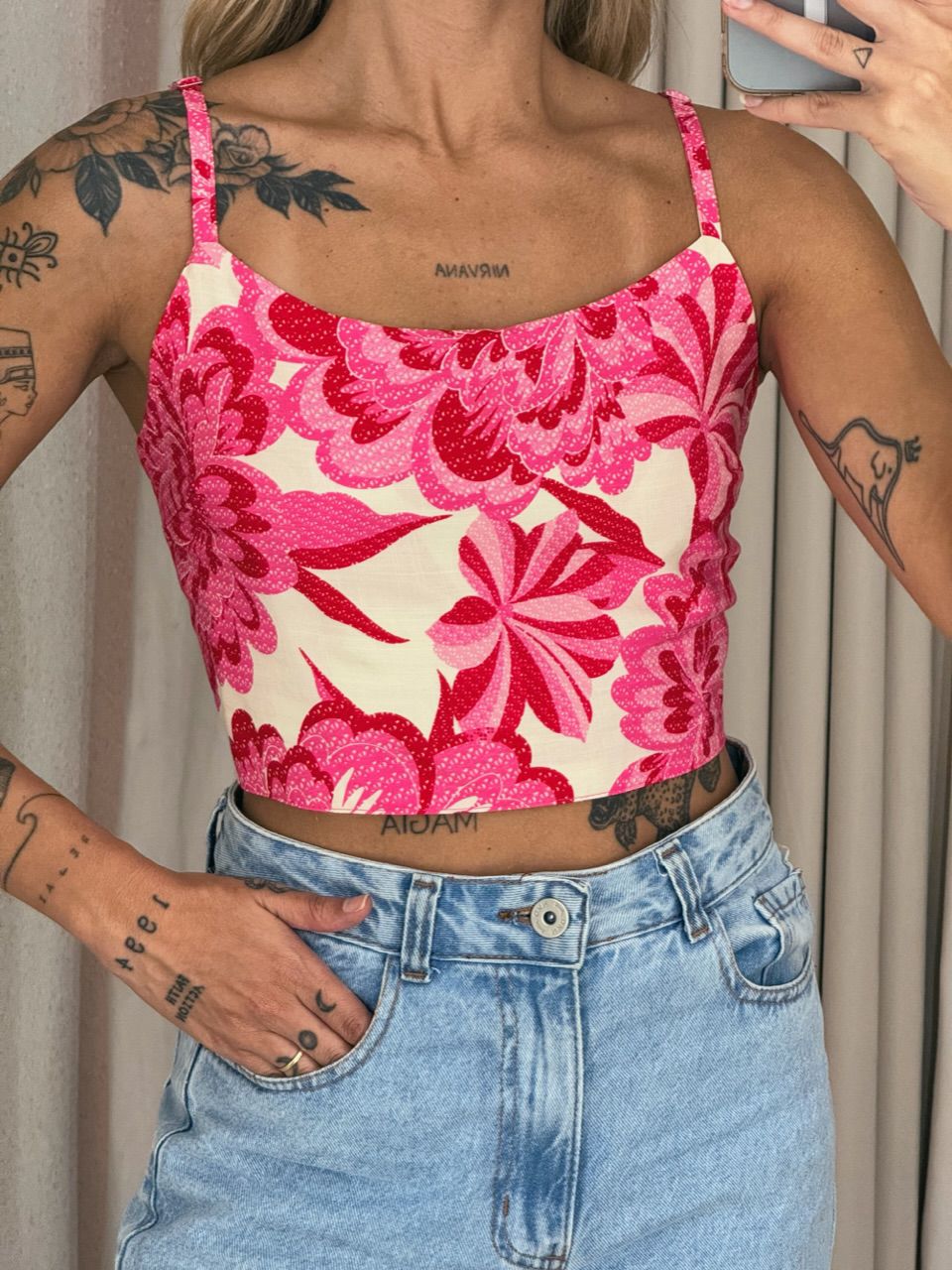 CONJUNTO KIMONO LARA TOP ROSA