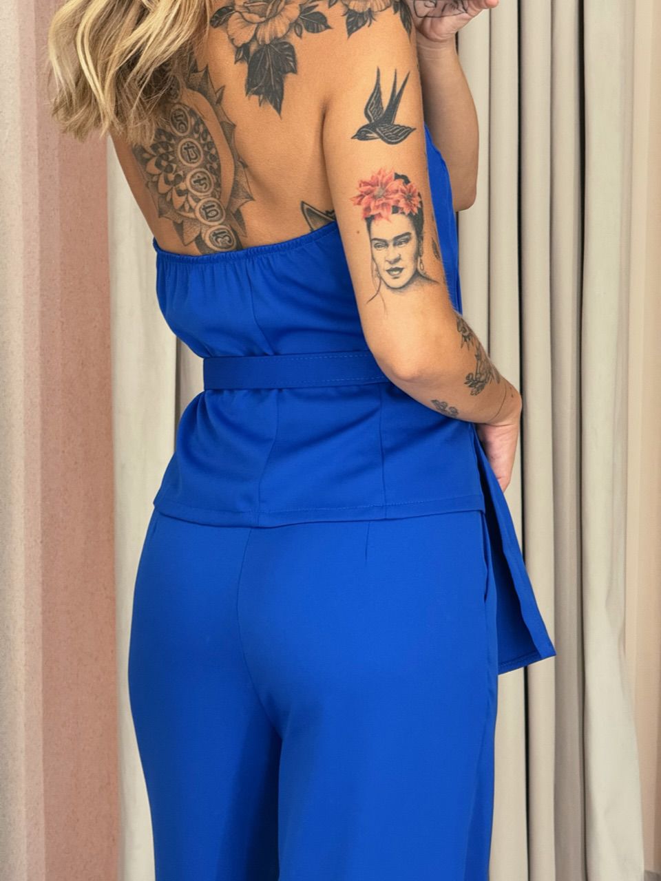 CONJUNTO MONICA TOMARA QUE CAIA AZUL