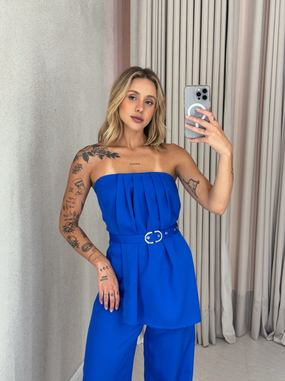 CONJUNTO MONICA TOMARA QUE CAIA AZUL
