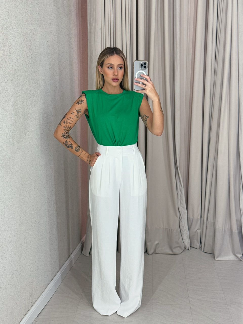 CALÇA EVELYN PANTALONA off