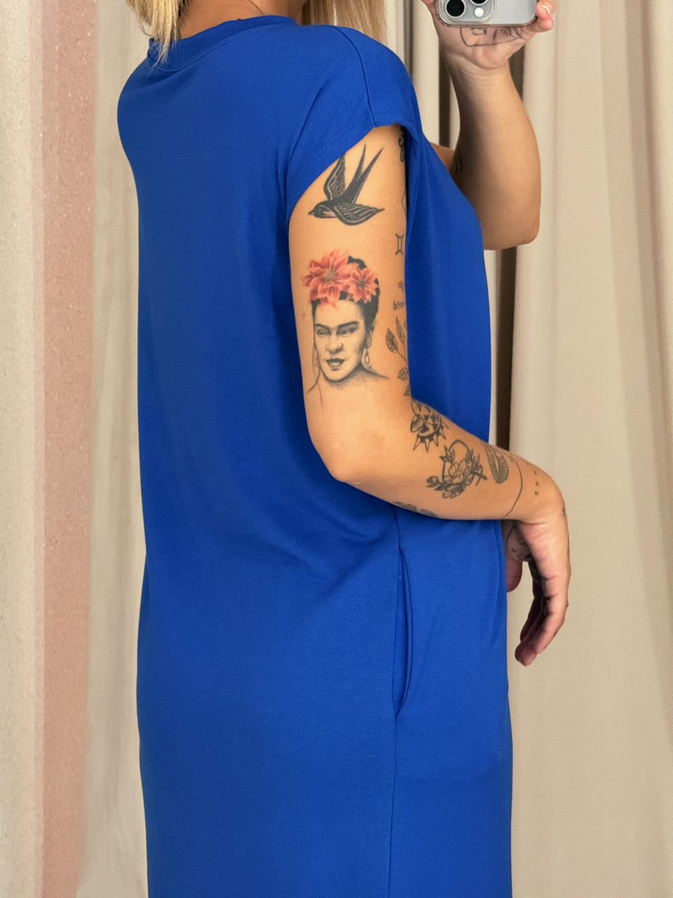 VESTIDO AUGUSTA MUSCLE azul