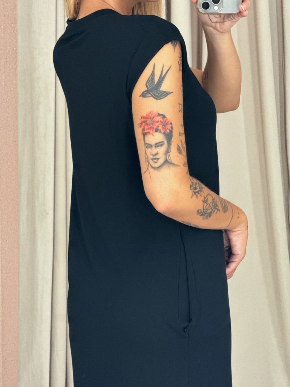 VESTIDO AUGUSTA MUSCLE preto