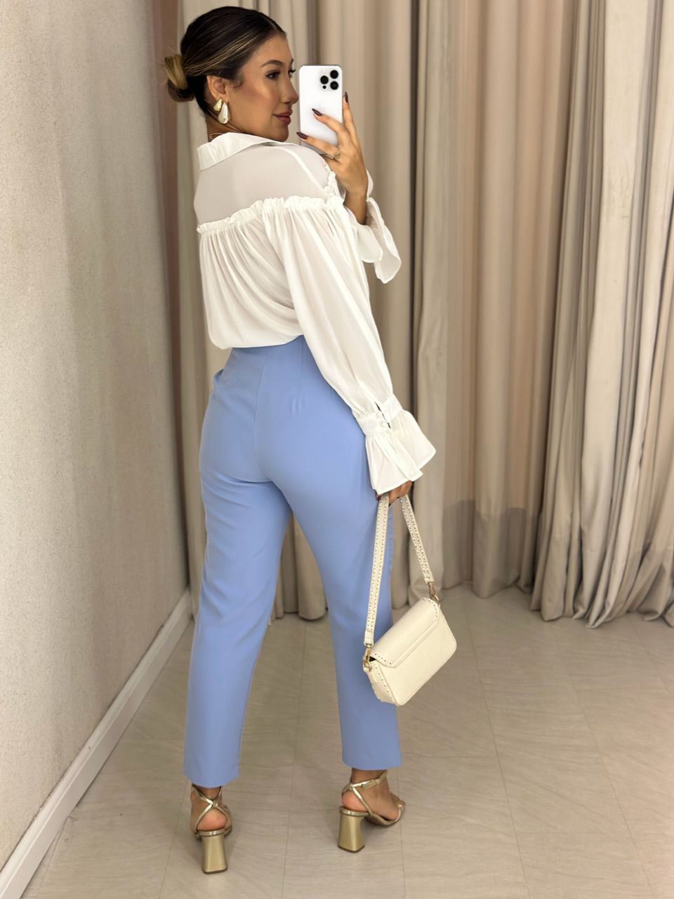 CALÇA FÁTIMA SKINNY AZUL