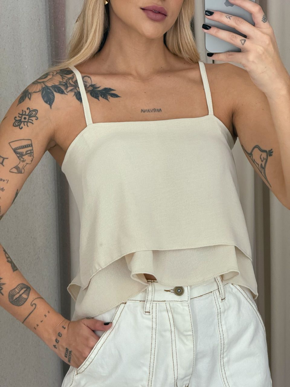 CROPPED SANDRA COSTA ABERTA Areia