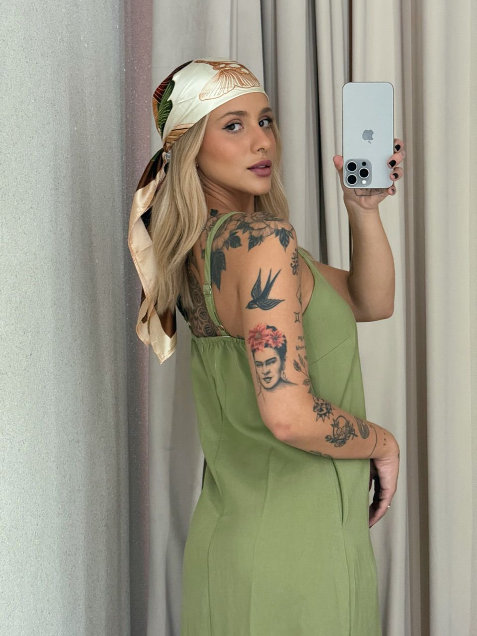 VESTIDO MAURA ALÇA PISTACHE