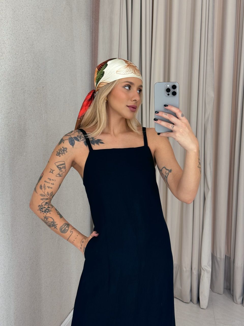 VESTIDO MAURA ALÇA PRETO