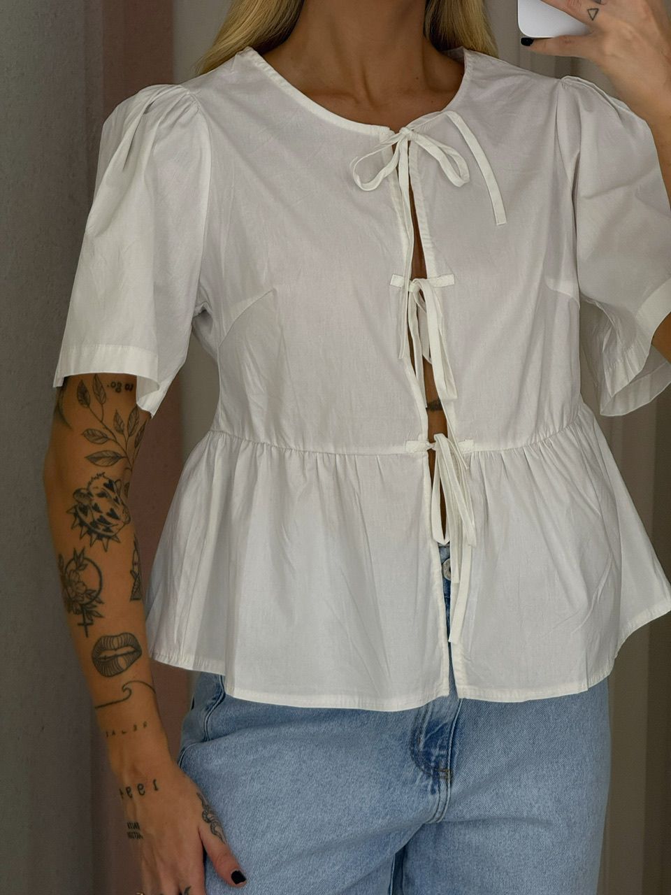BLUSA PATRICIA MANGA OFF