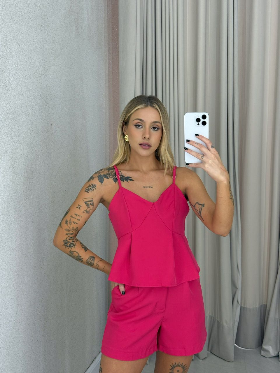 CONJUNTO VANESSA Short Rosa