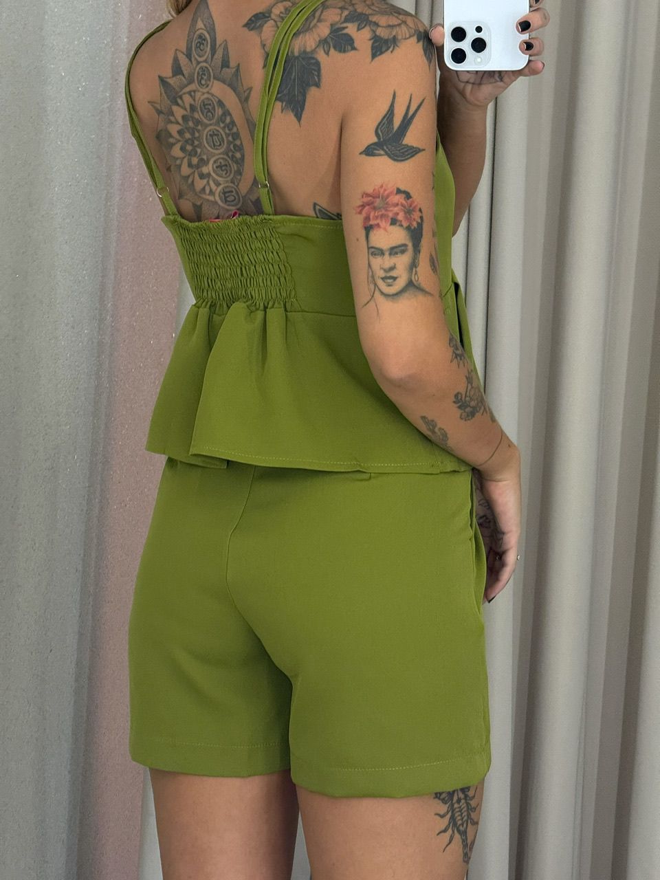 CONJUNTO VANESSA Short Verde Oliva