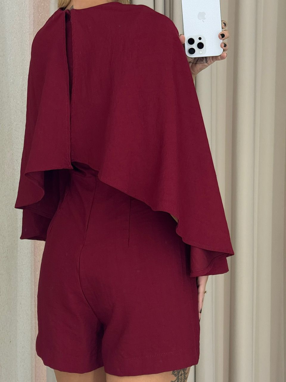 MACAQUINHO KAROL CAPA CHERRY RED