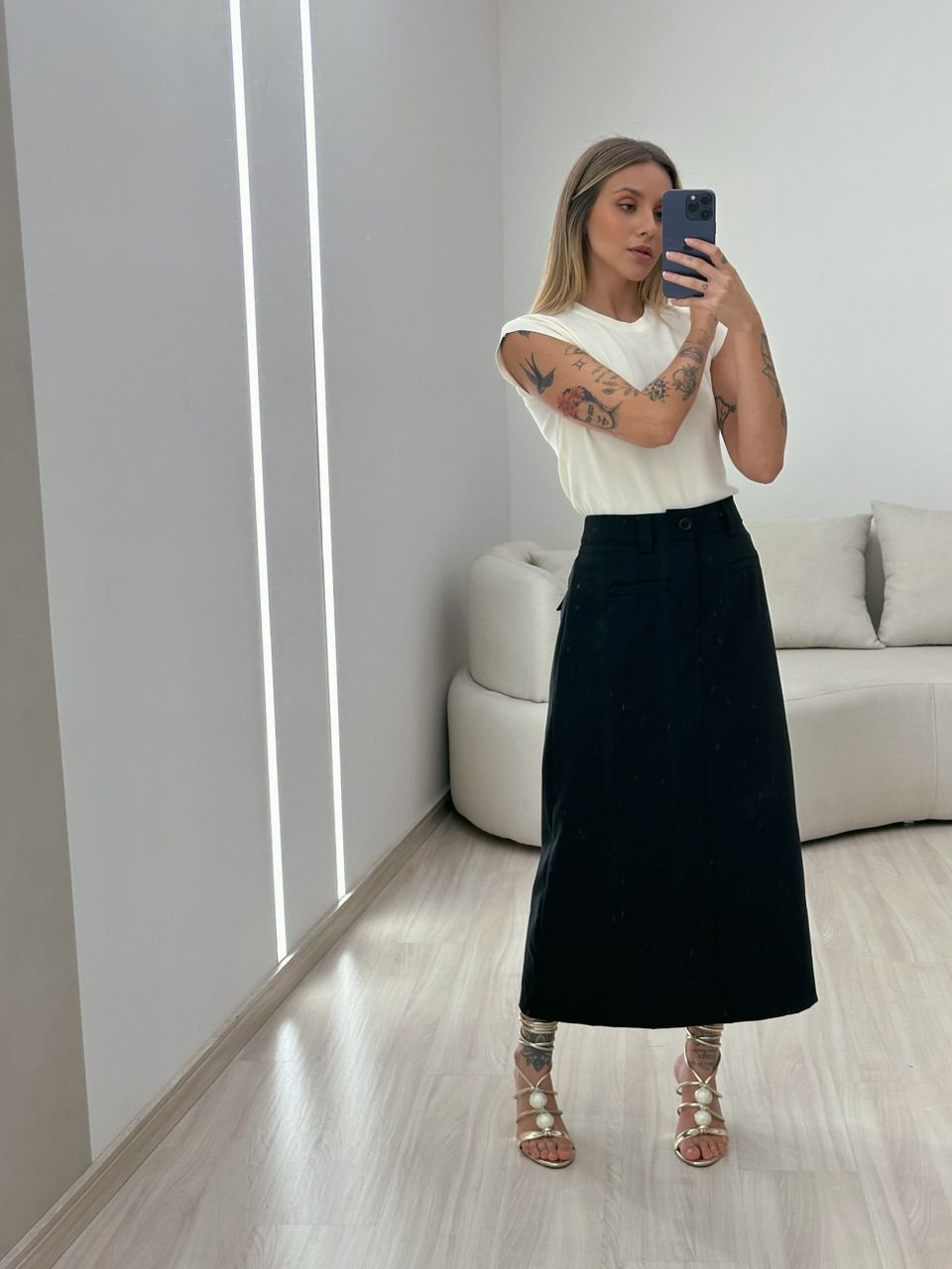 SAIA KARINA MIDI PRETA