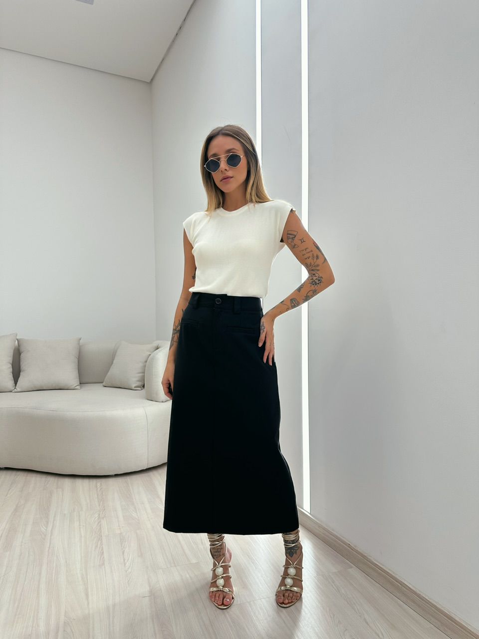 SAIA KARINA MIDI PRETA