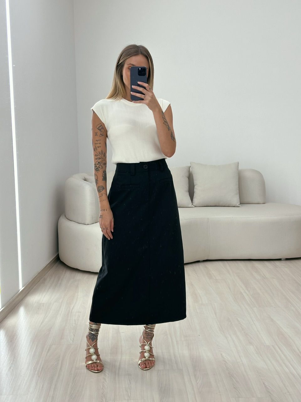 SAIA KARINA MIDI PRETA