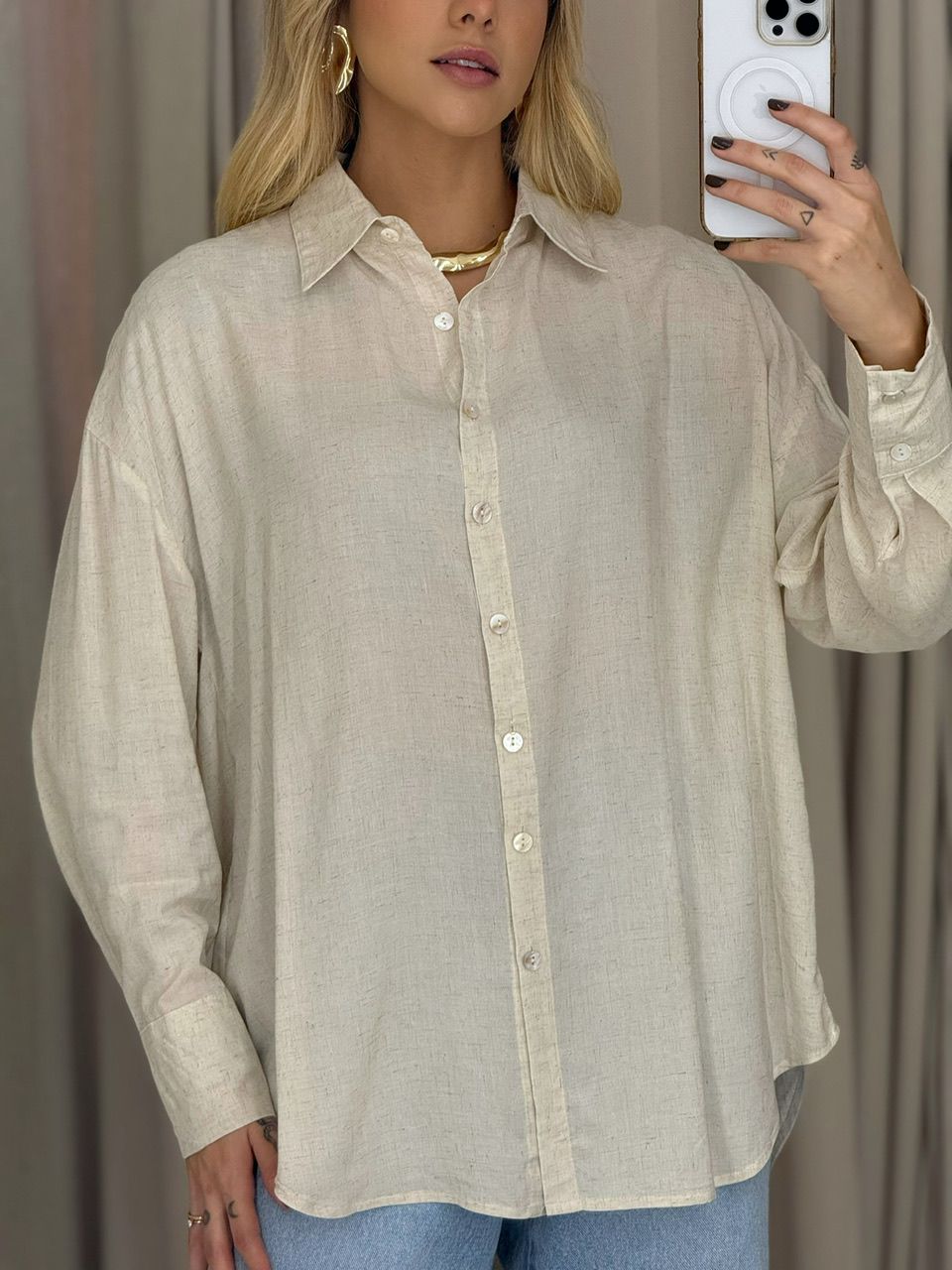 CAMISA ANDREIA LISA CRU