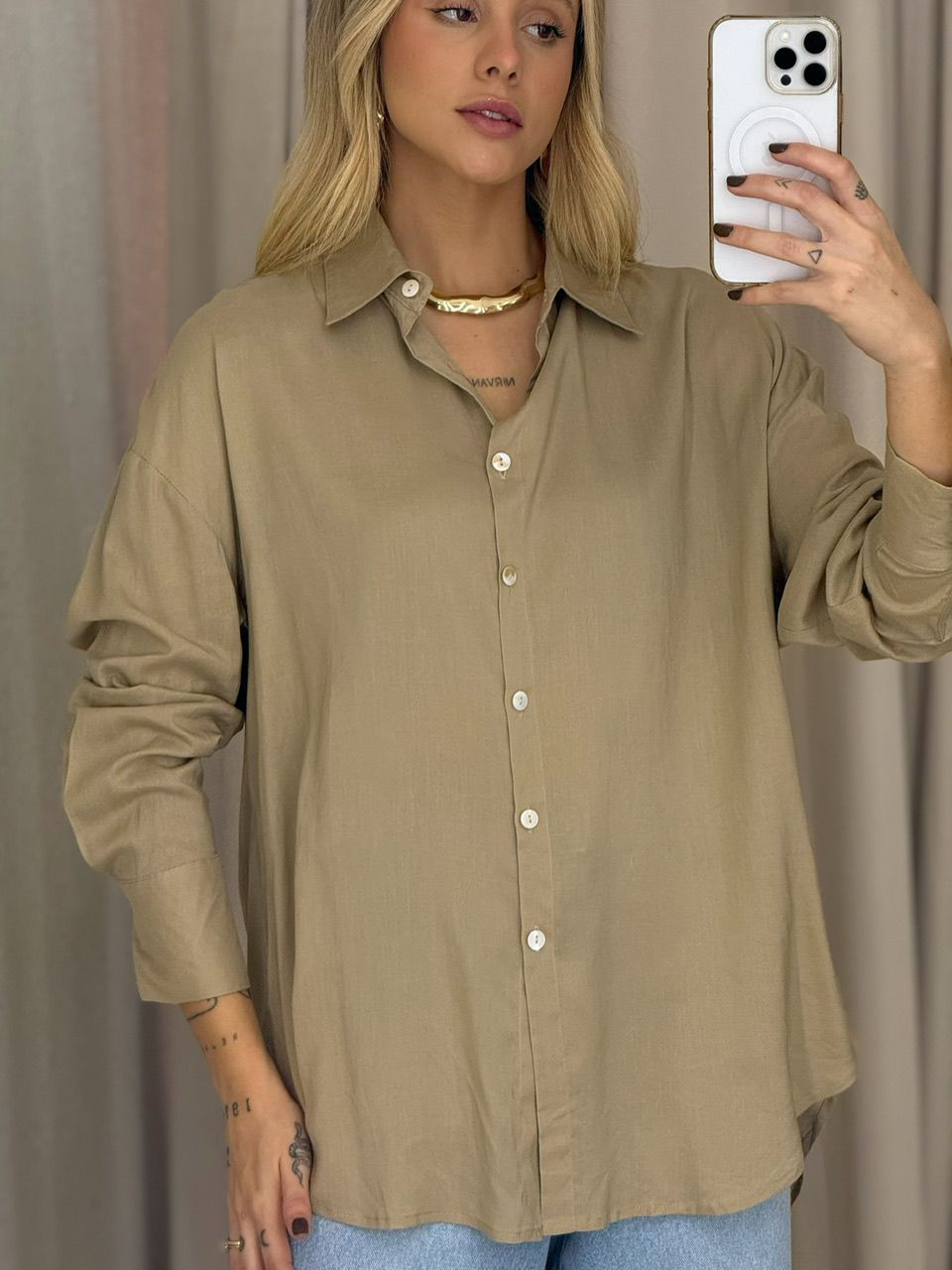 CAMISA ANDREIA LISA NUDE