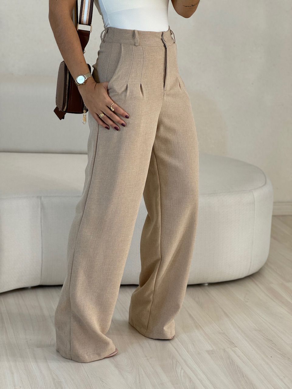 CALÇA KELLY PANTALONA NUDE
