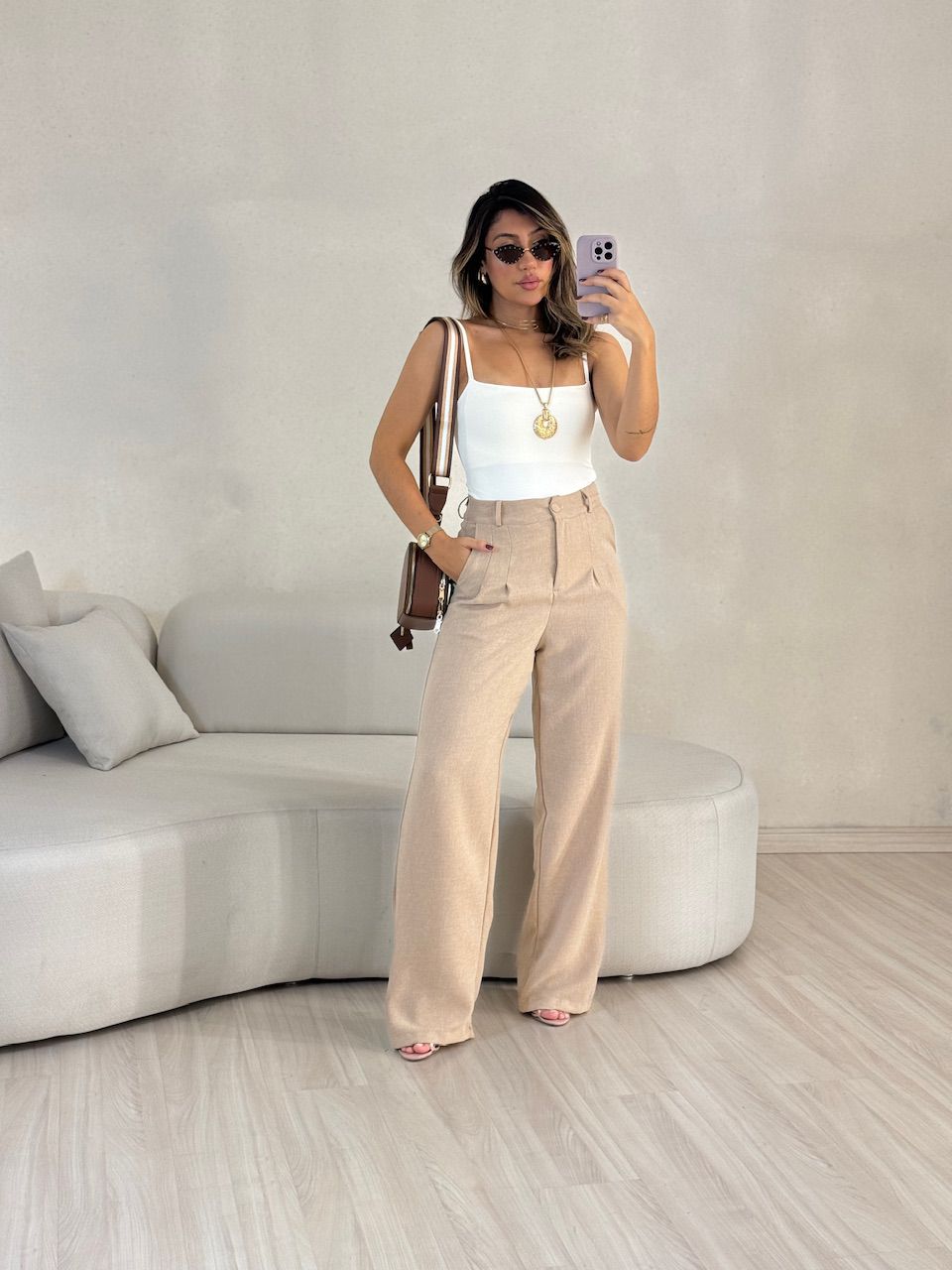 CALÇA KELLY PANTALONA NUDE