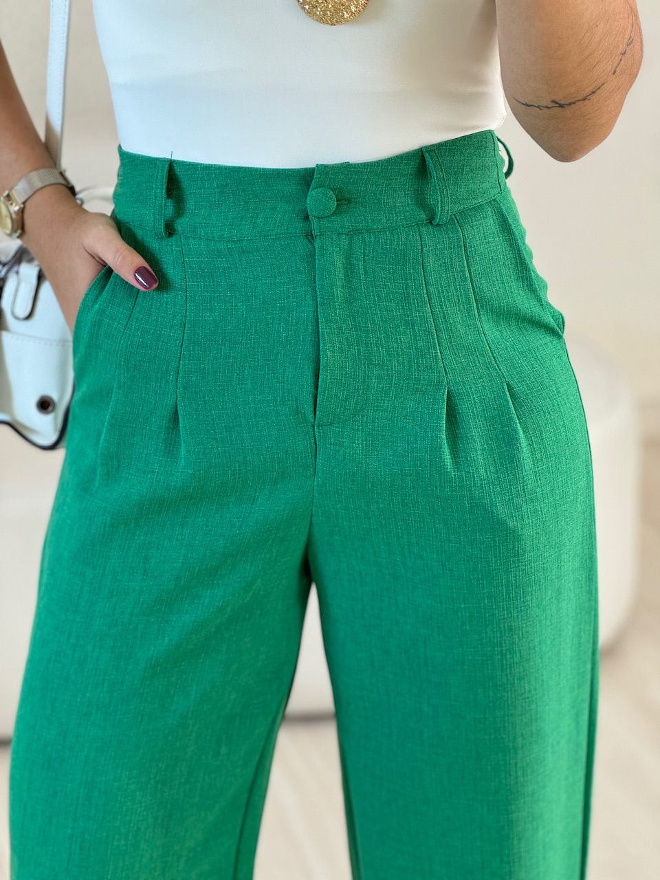 CALÇA KELLY PANTALONA VERDE