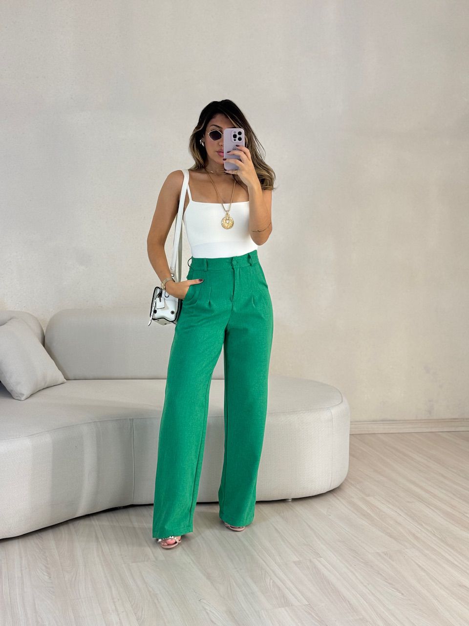 CALÇA KELLY PANTALONA VERDE