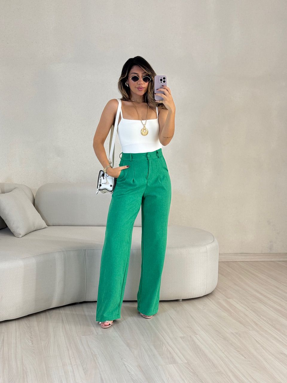CALÇA KELLY PANTALONA VERDE