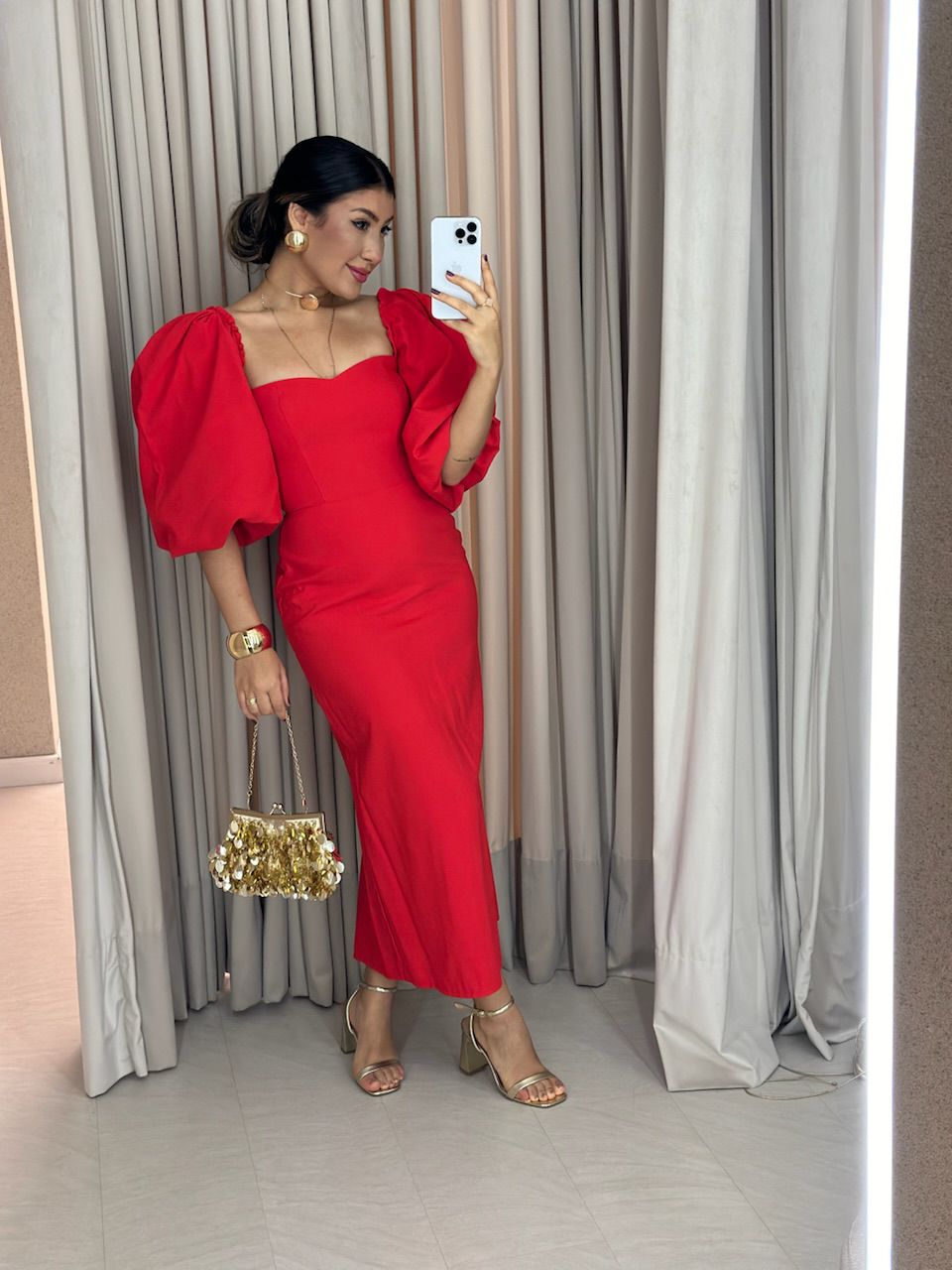 VESTIDO CF CHARLOTTE vermelho