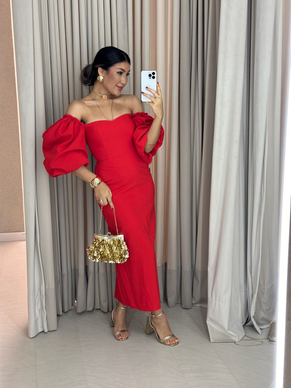 VESTIDO CF CHARLOTTE vermelho