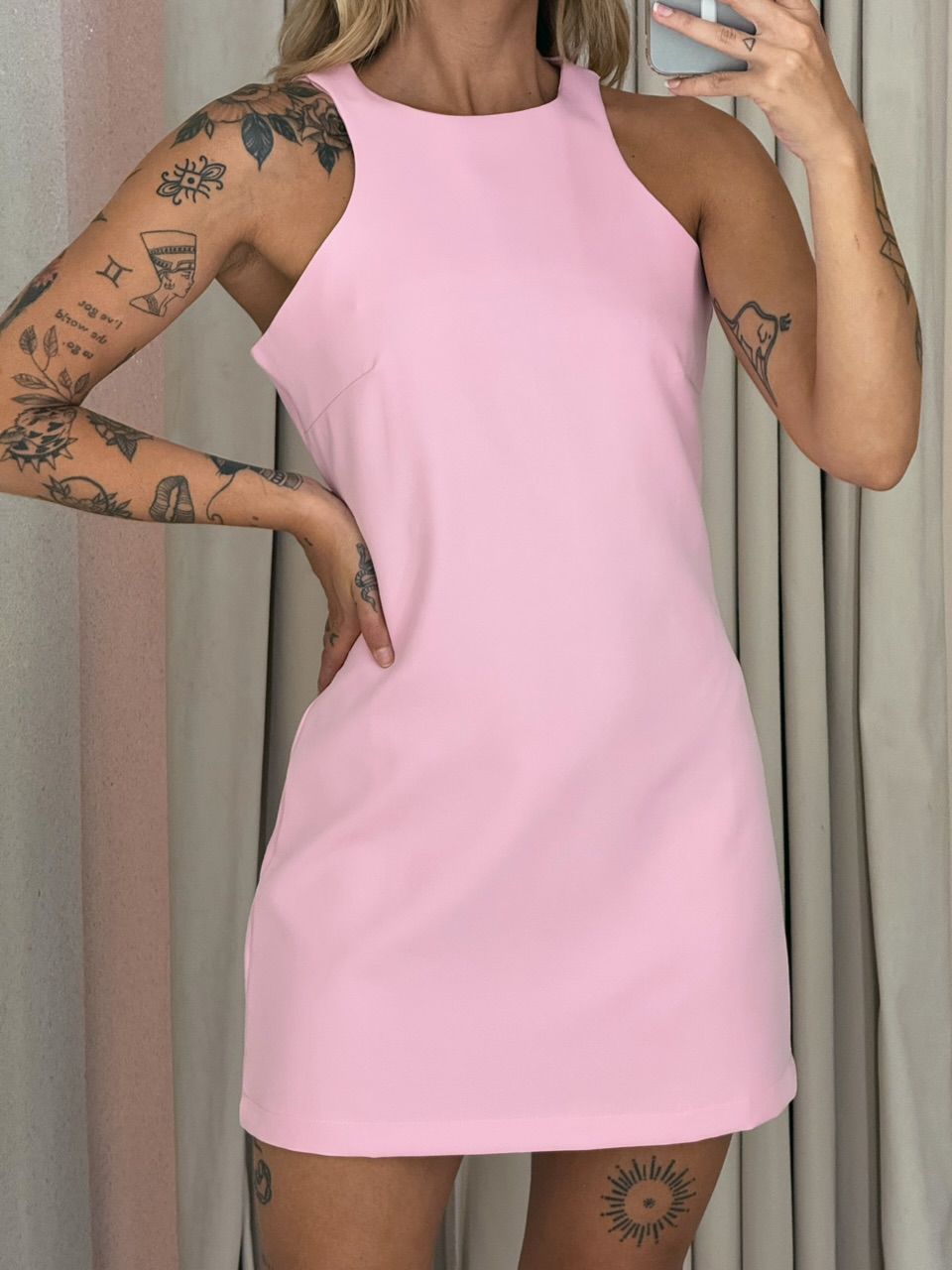 VESTIDO DAY 02 CURTO BABY PINK