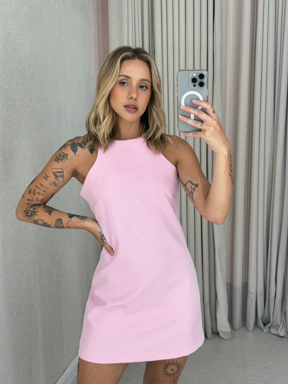 VESTIDO DAY 02 CURTO BABY PINK