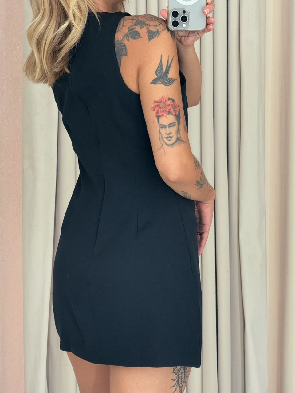 VESTIDO DAY 02 CURTO PRETO