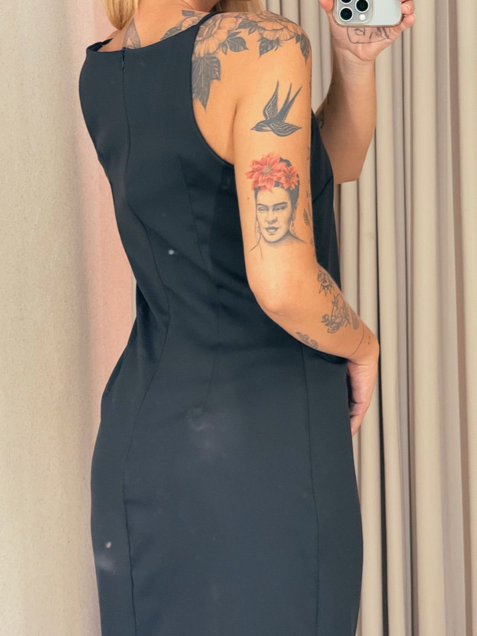 VESTIDO BRÍGIDA ALÇA preto