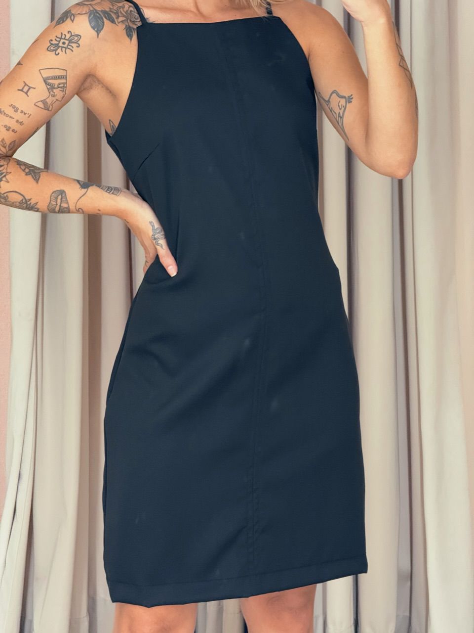 VESTIDO BRÍGIDA ALÇA preto