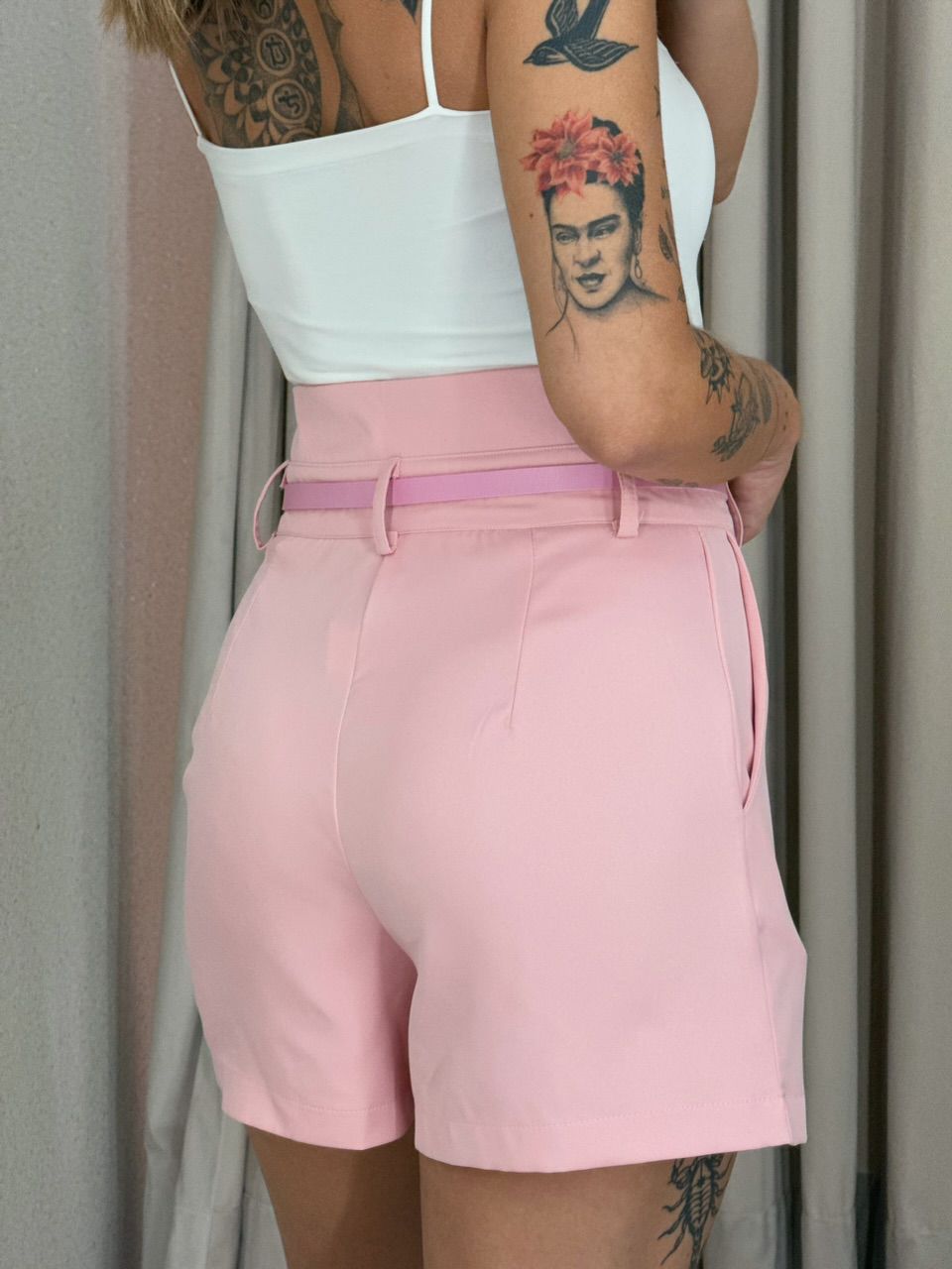 SHORT LAURA Cinto Rose