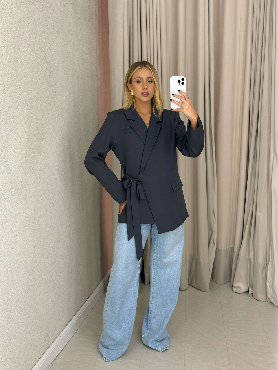 BLAZER ISABELA AMARRAÇÃO CHUMBO