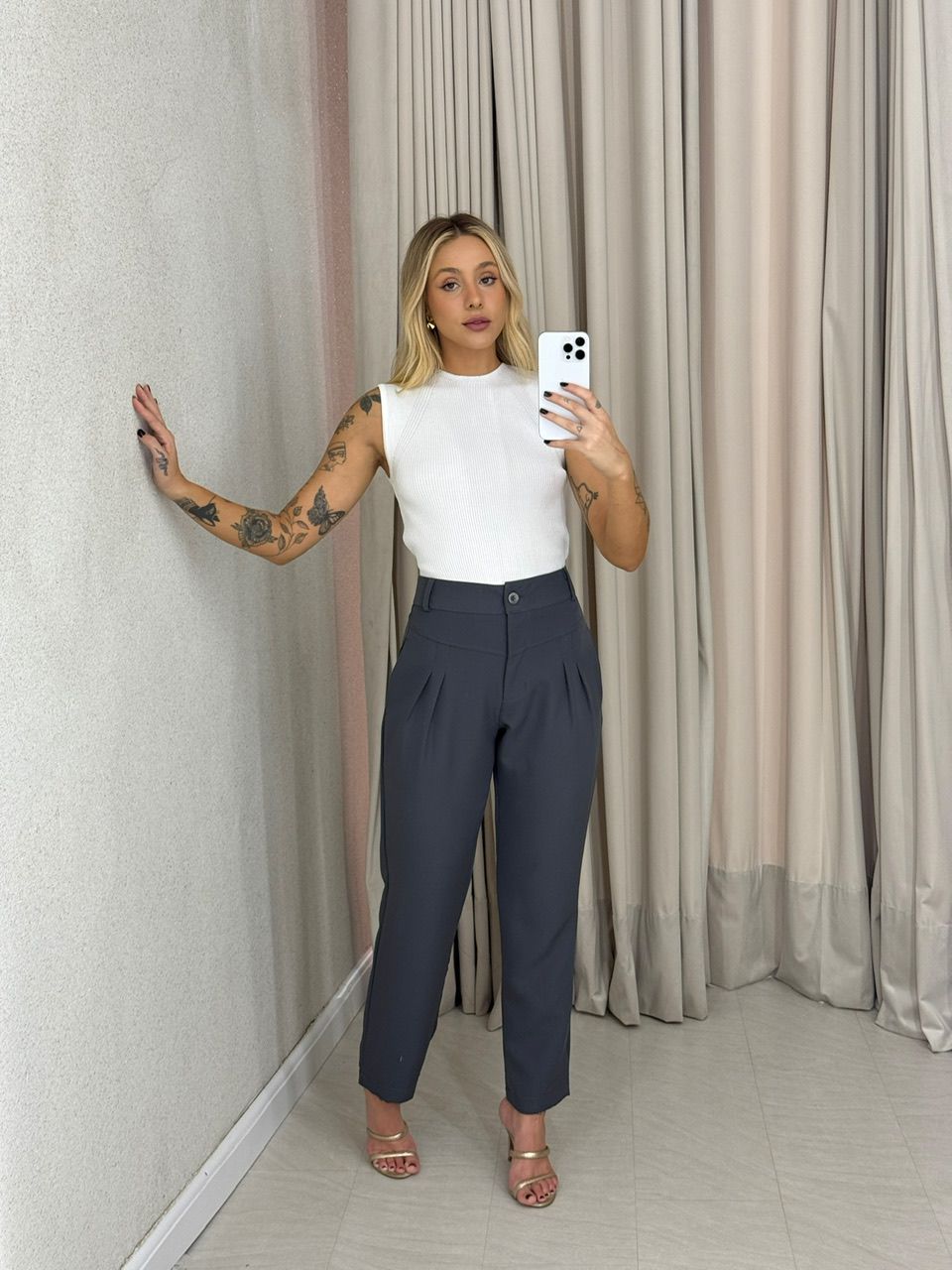 CALÇA ROSIMEIRE SKINNY CHUMBO - 0062170092 - CAROLLA FERRARO