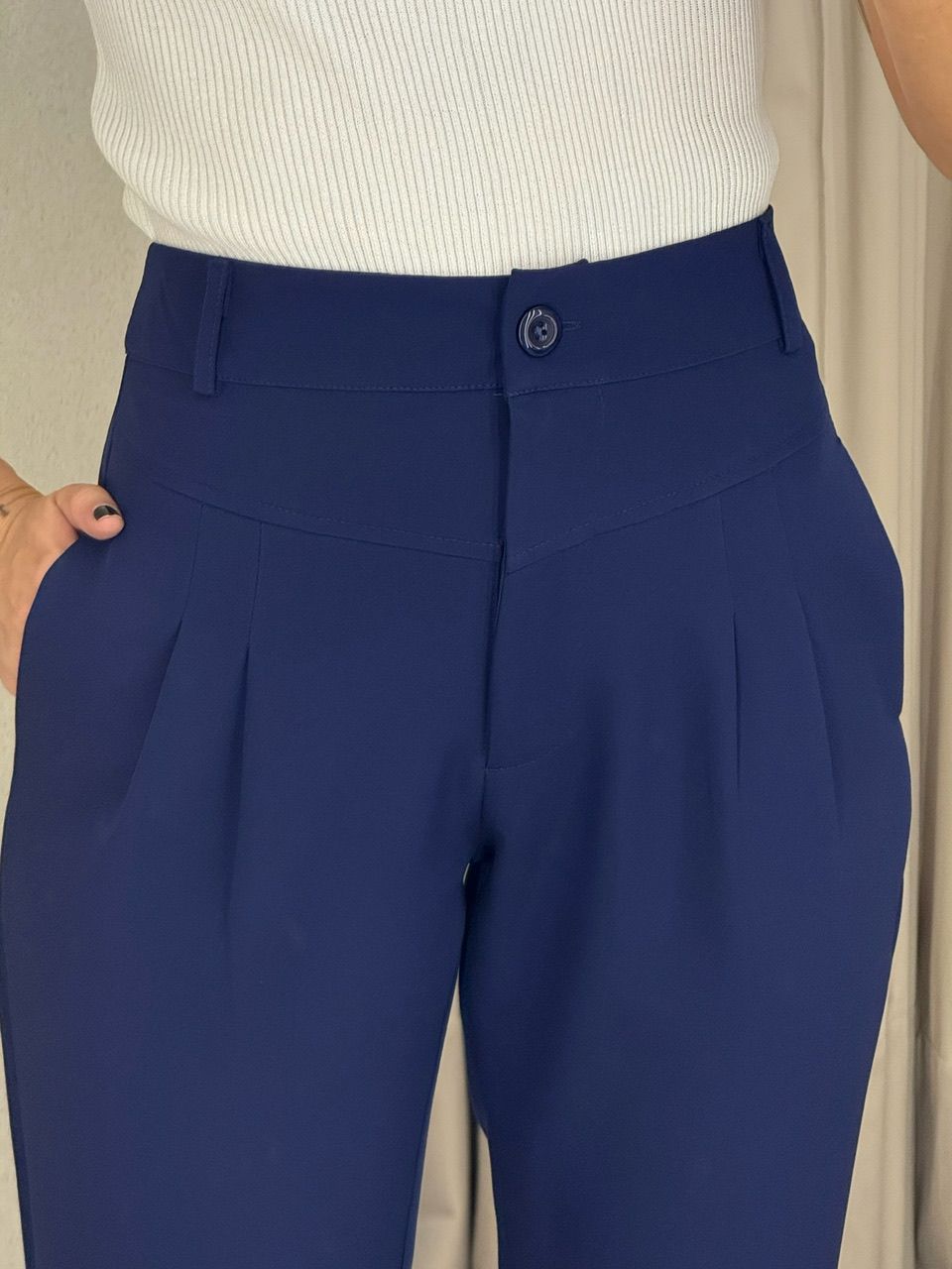 CALÇA ROSIMEIRE SKINNY MARINHO