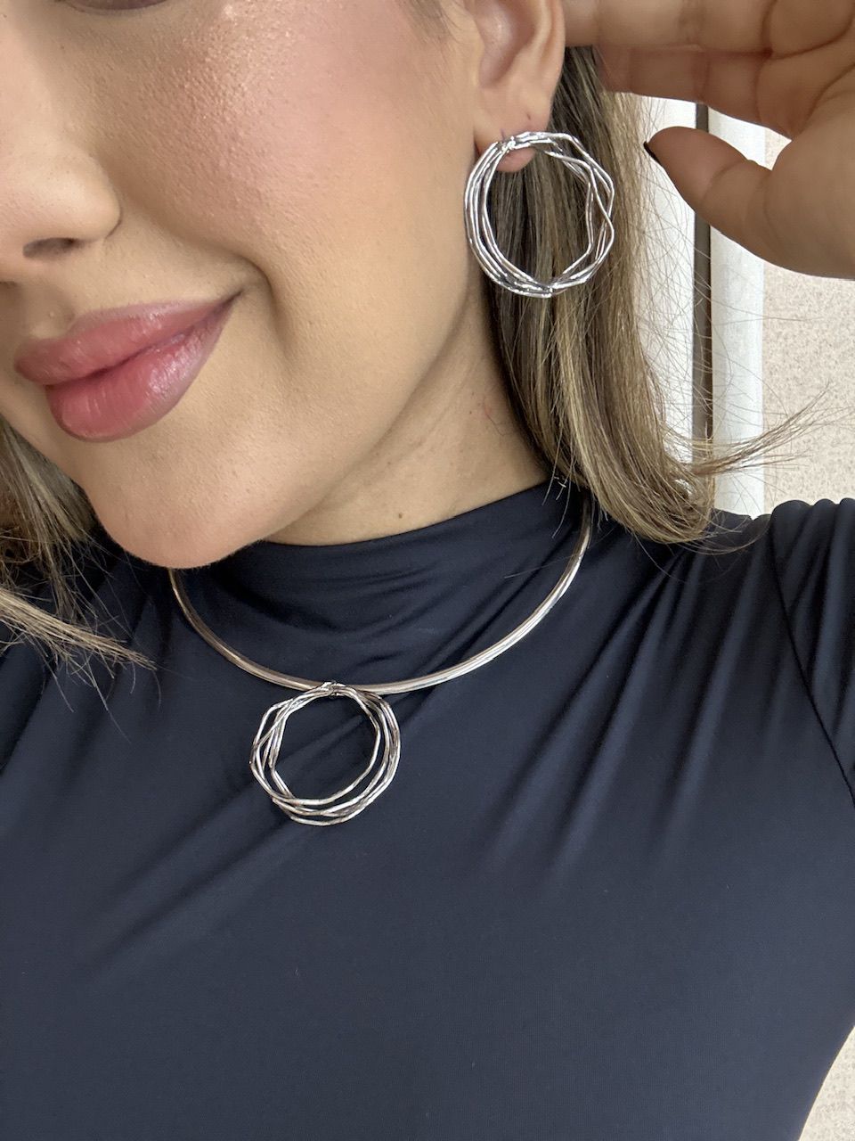 CHOKER VANIA BRINCO PRATA