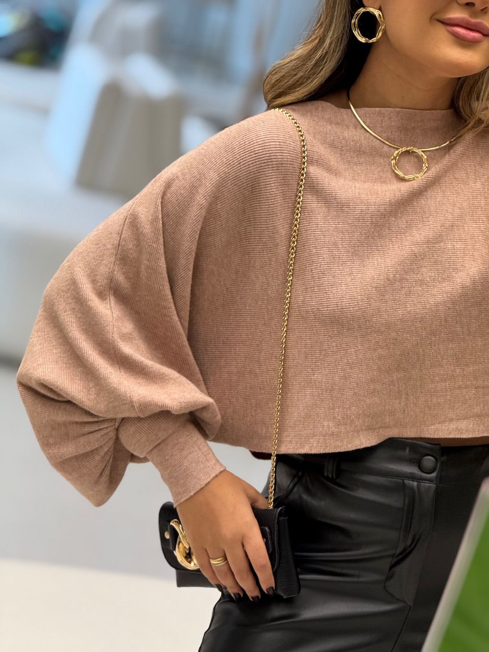 BLUSA AMANDA TRICOT NUDE